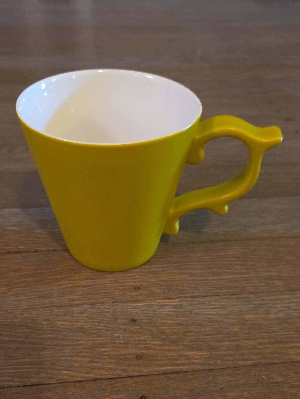 Starbucks TAZO 2012 Green Ceramic Mug with Sculpted Handle
